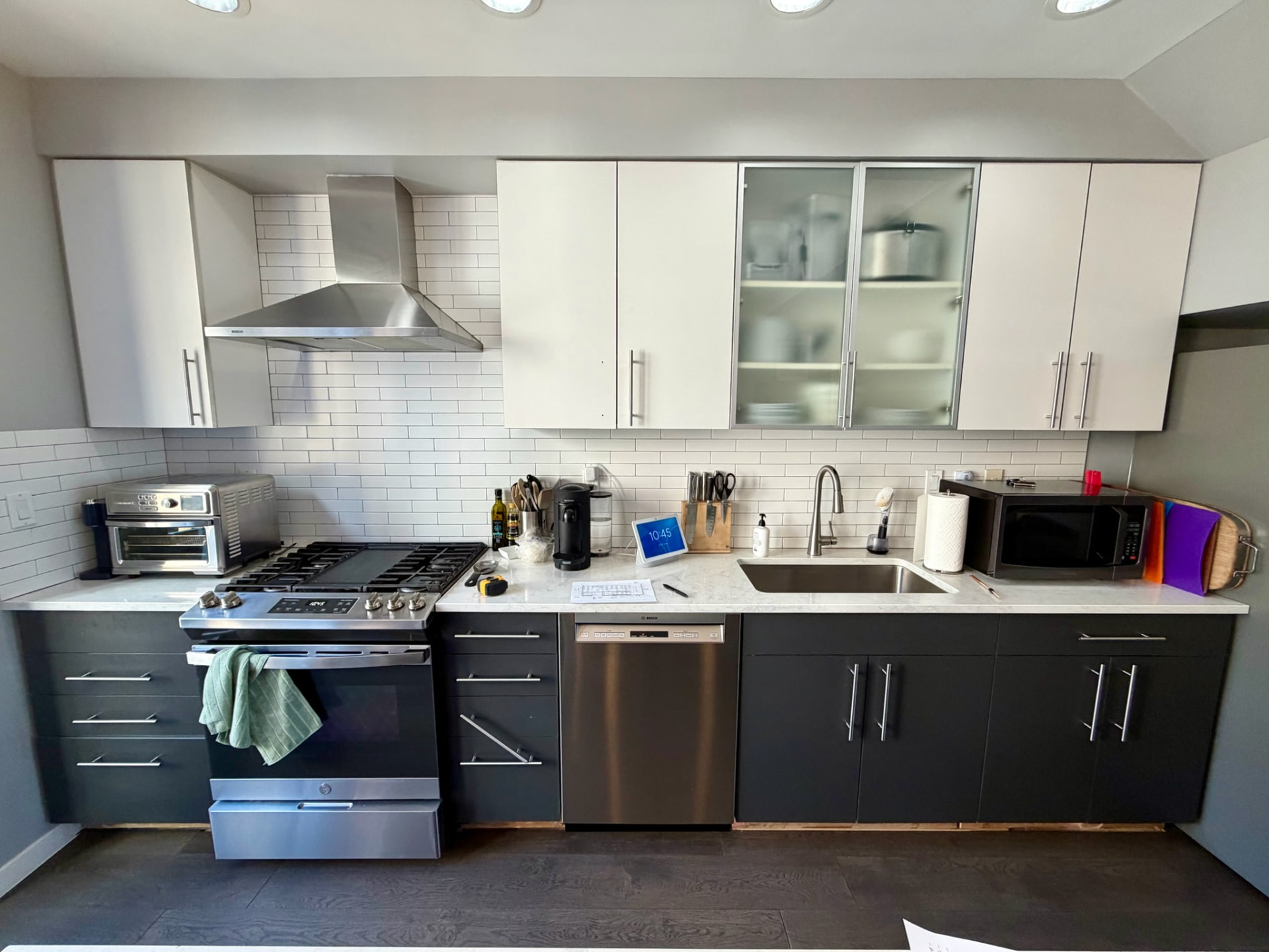 Dated kitchen before Sinkovec Remodeling remodel